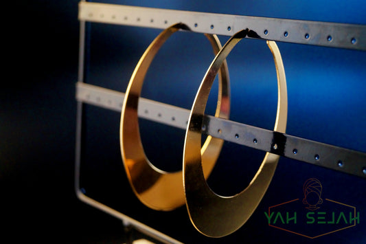 XXL Egyptian Teardrop Hoops