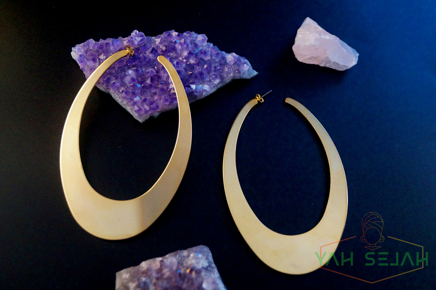 XXL Egyptian Teardrop Hoops